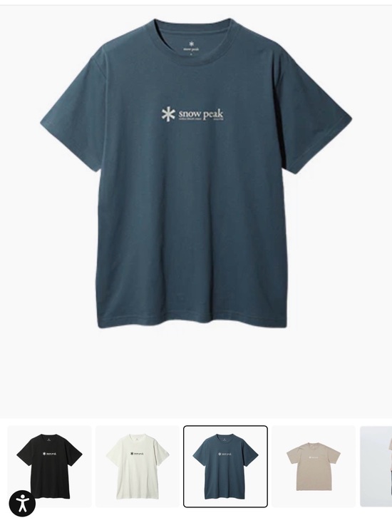 Snow Peak Other - Soft Cotton Logo Short Sleeve T-Shirt